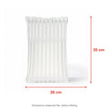 Air Column Bag 28 x 35 cm - 12 Pieces, inflated, dimensions measured flat