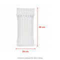 Air Column Bag 38 x 24 cm - 12 Pieces, inflated, dimensions measured flat