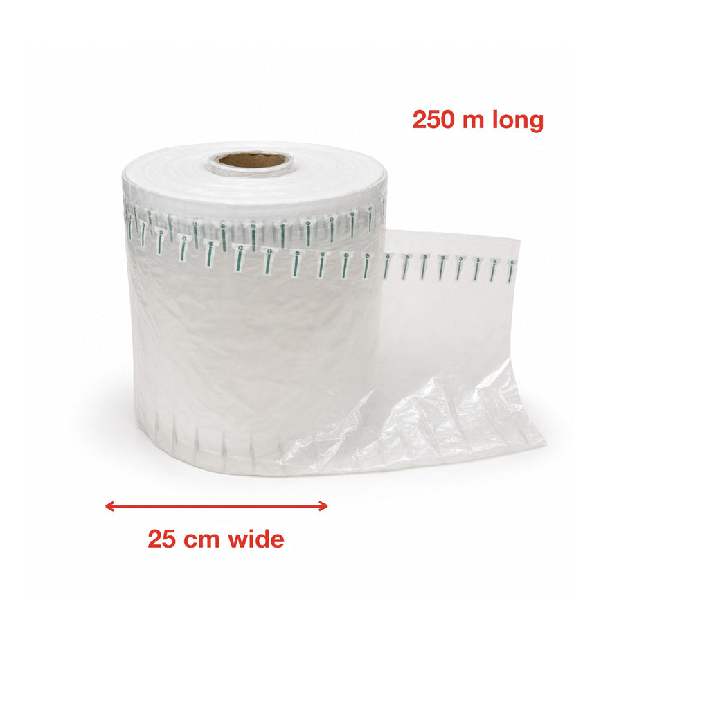 Air Column Roll 25 cm x 250 m - 1 Roll, with dimensions