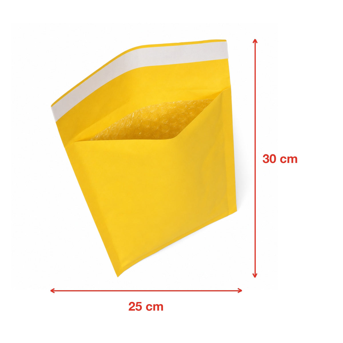 Kraft Bubble Envelopes 30 x 25 cm - 12 Pieces