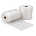 Two rolls of large bubble wrap 50 cm wide, white background pack shot