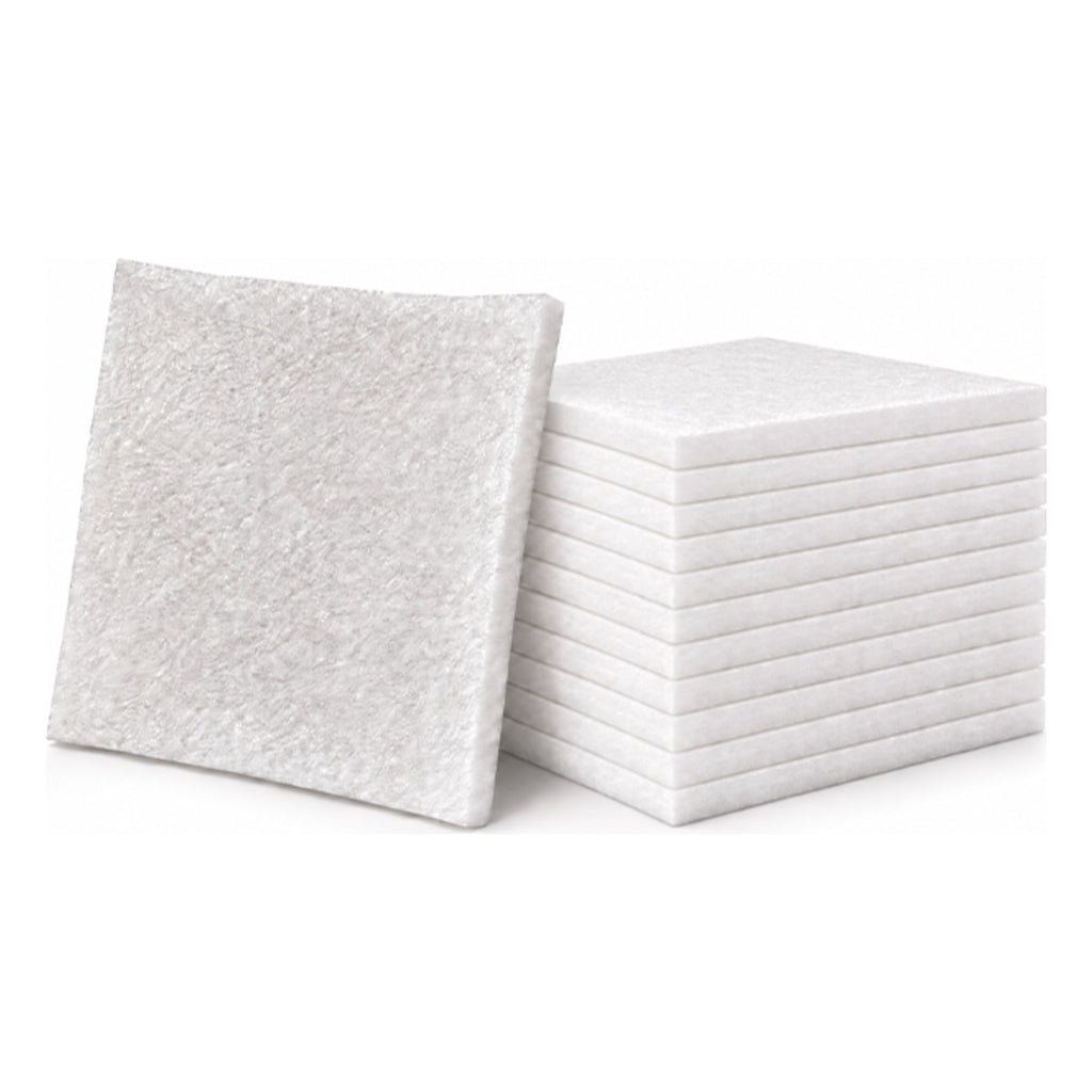 Protective Foam Sheets, 12 white foam sheets 50 x 50 cm, white background pack shot