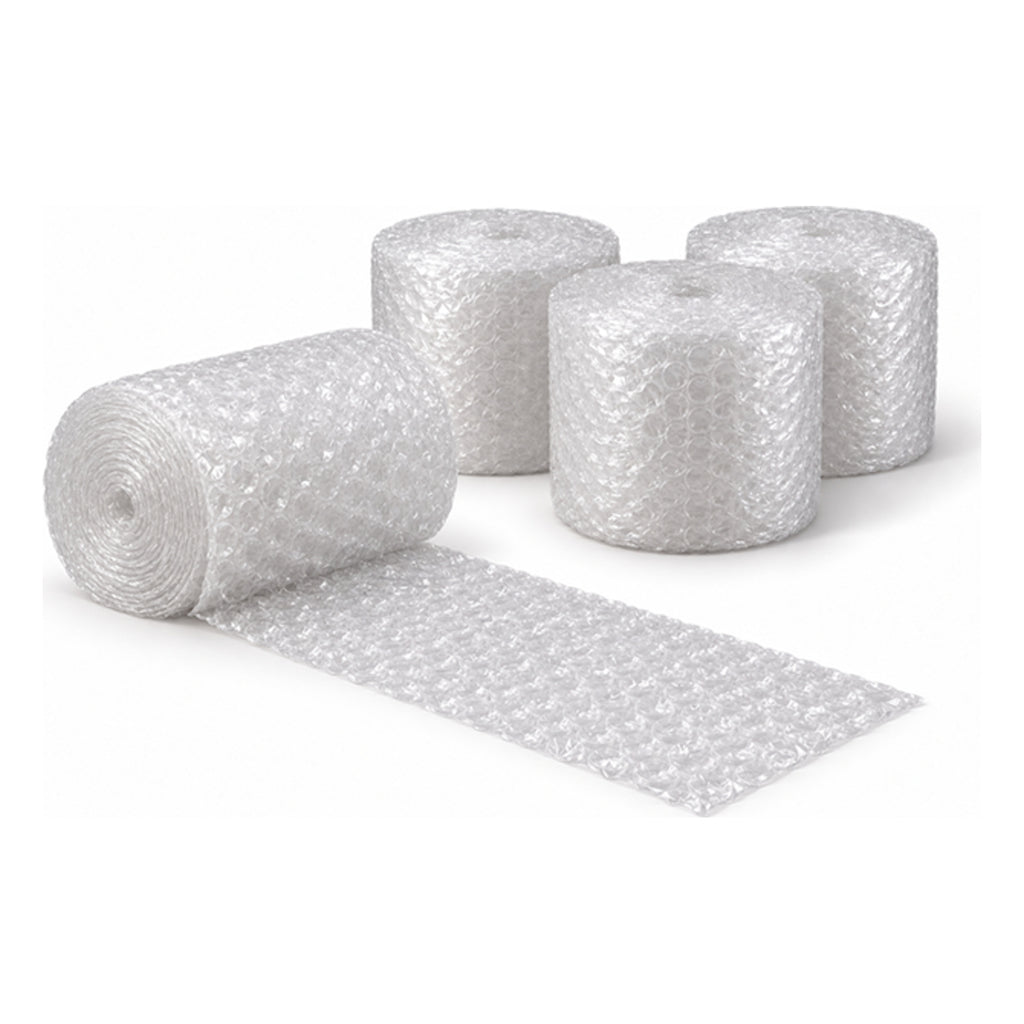 Mini Roll Big Bubbles, 4 mini rolls of large bubble wrap, white background pack shot